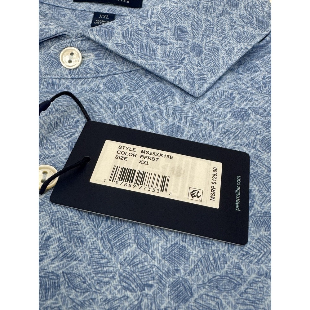NWT Peter Millar Botanical Performance Jersey Pol… - image 3